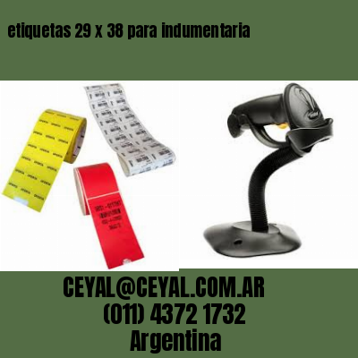 etiquetas 29 x 38 para indumentaria