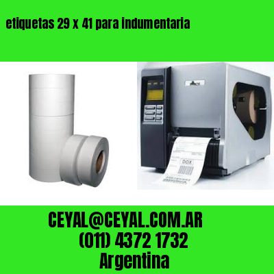 etiquetas 29 x 41 para indumentaria