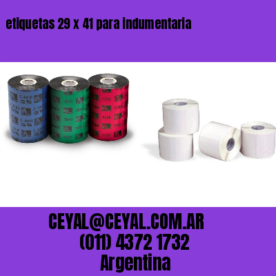 etiquetas 29 x 41 para indumentaria