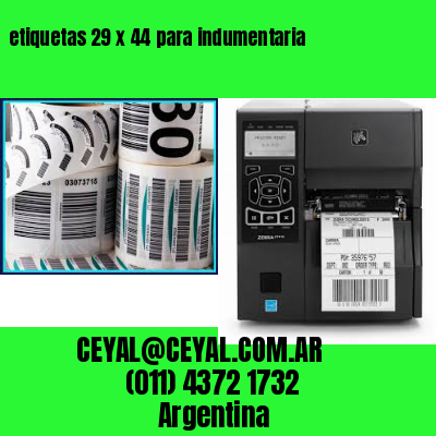 etiquetas 29 x 44 para indumentaria