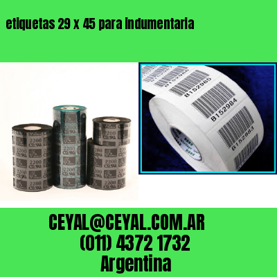 etiquetas 29 x 45 para indumentaria