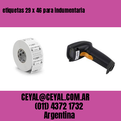 etiquetas 29 x 46 para indumentaria