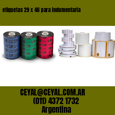 etiquetas 29 x 46 para indumentaria