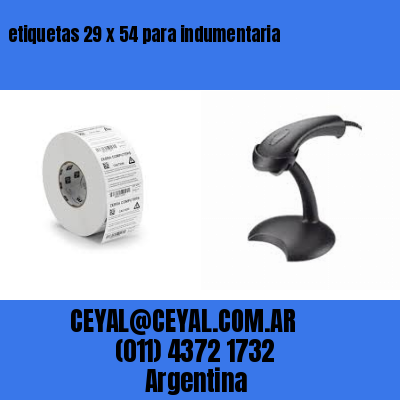 etiquetas 29 x 54 para indumentaria