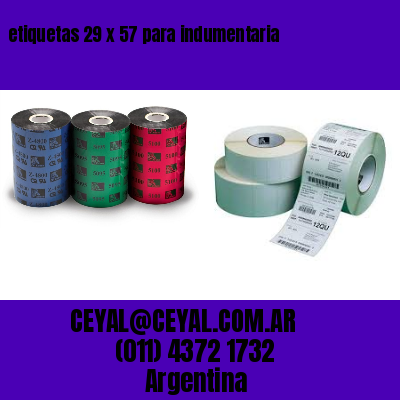 etiquetas 29 x 57 para indumentaria
