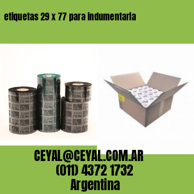etiquetas 29 x 77 para indumentaria