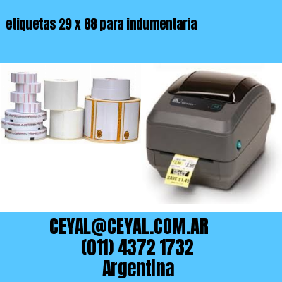 etiquetas 29 x 88 para indumentaria