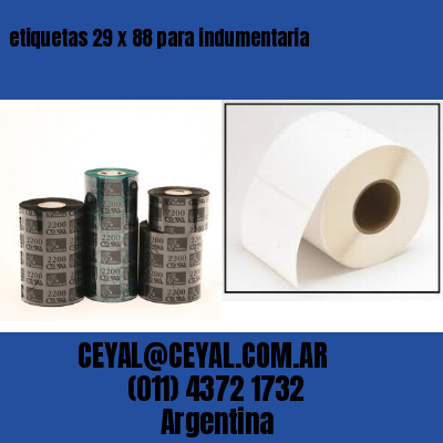 etiquetas 29 x 88 para indumentaria