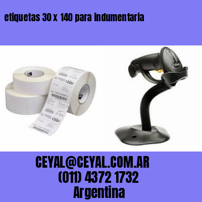 etiquetas 30 x 140 para indumentaria