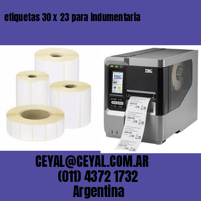etiquetas 30 x 23 para indumentaria