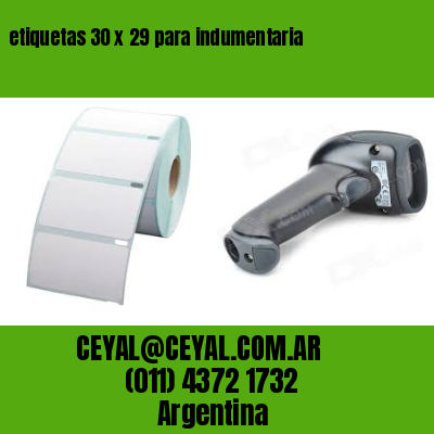 etiquetas 30 x 29 para indumentaria