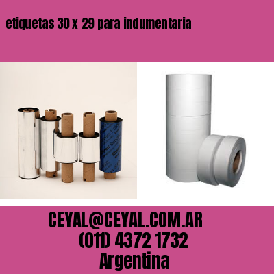 etiquetas 30 x 29 para indumentaria