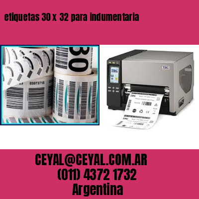 etiquetas 30 x 32 para indumentaria