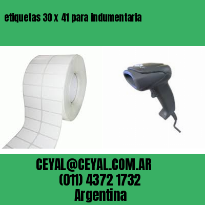 etiquetas 30 x 41 para indumentaria