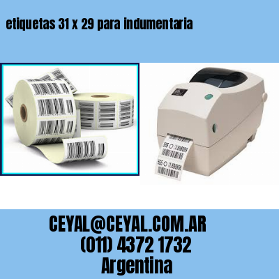 etiquetas 31 x 29 para indumentaria