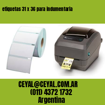 etiquetas 31 x 36 para indumentaria