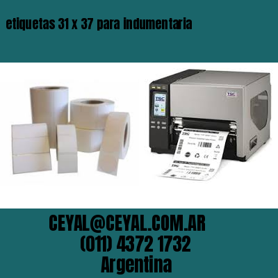 etiquetas 31 x 37 para indumentaria