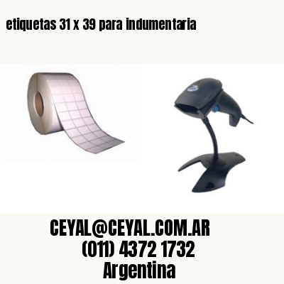etiquetas 31 x 39 para indumentaria