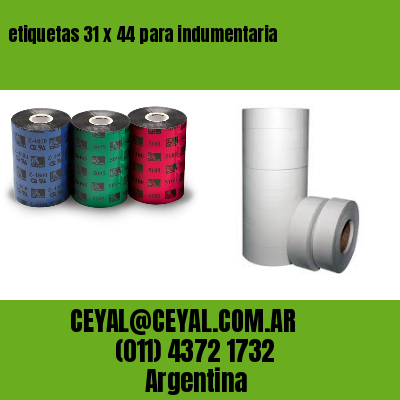 etiquetas 31 x 44 para indumentaria