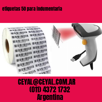 etiquetas 50 para indumentaria