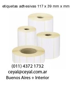 etiquetas adhesivas 117 x 39 mm x mm