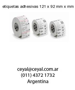 etiquetas adhesivas 121 x 92 mm x mm