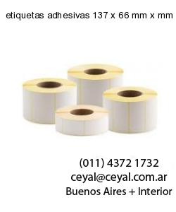 etiquetas adhesivas 137 x 66 mm x mm