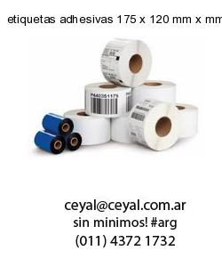 etiquetas adhesivas 175 x 120 mm x mm