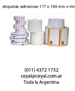 etiquetas adhesivas 177 x 199 mm x mm