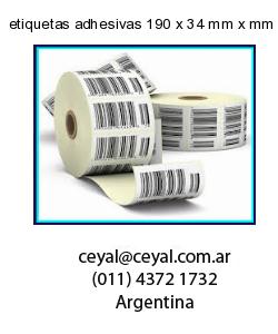 etiquetas adhesivas 190 x 34 mm x mm