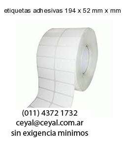 etiquetas adhesivas 194 x 52 mm x mm