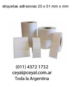 etiquetas adhesivas 25 x 51 mm x mm
