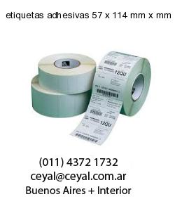 etiquetas adhesivas 57 x 114 mm x mm