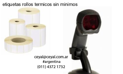 etiquetas rollos termicos sin minimos