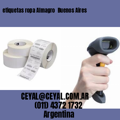 etiquetas ropa Almagro  Buenos Aires