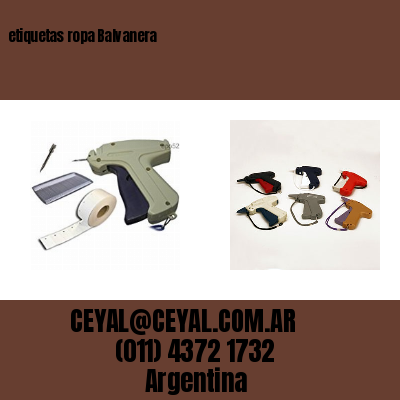 etiquetas ropa Balvanera