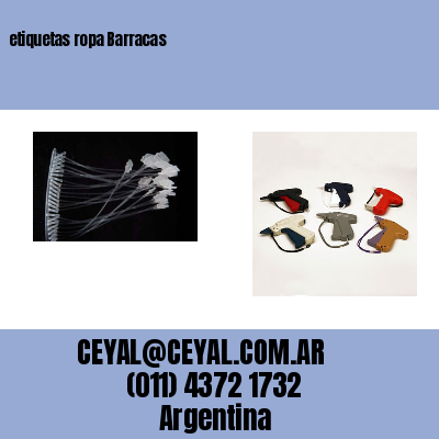 etiquetas ropa Barracas