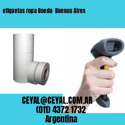 etiquetas ropa Boedo  Buenos Aires