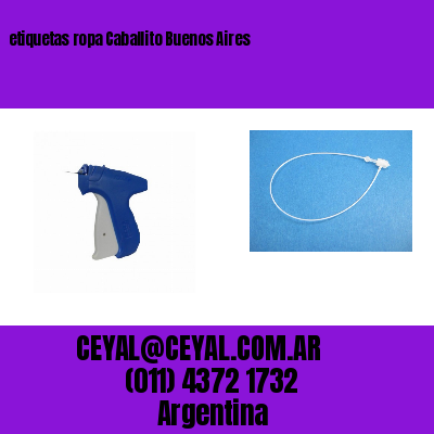 etiquetas ropa Caballito Buenos Aires