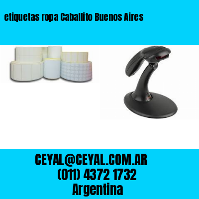 etiquetas ropa Caballito Buenos Aires
