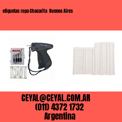 etiquetas ropa Chacarita  Buenos Aires