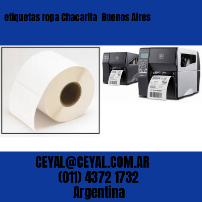 etiquetas ropa Chacarita  Buenos Aires