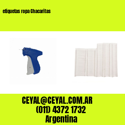 etiquetas ropa Chacaritas
