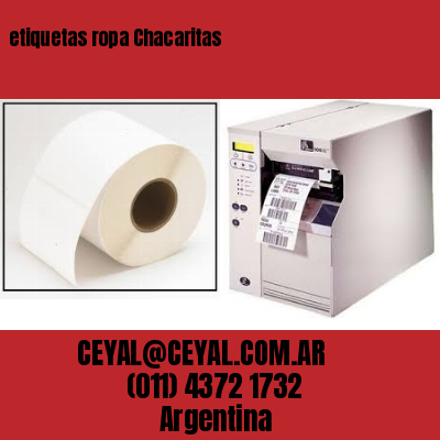 etiquetas ropa Chacaritas