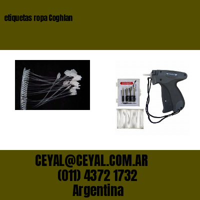 etiquetas ropa Coghlan