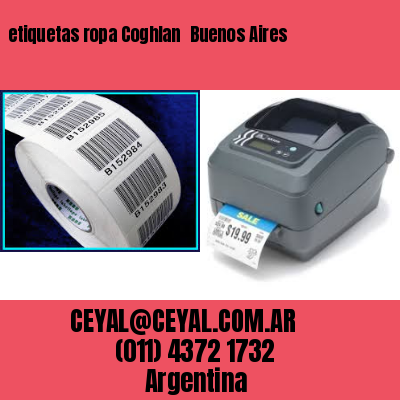 etiquetas ropa Coghlan  Buenos Aires
