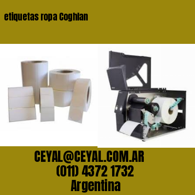 etiquetas ropa Coghlan