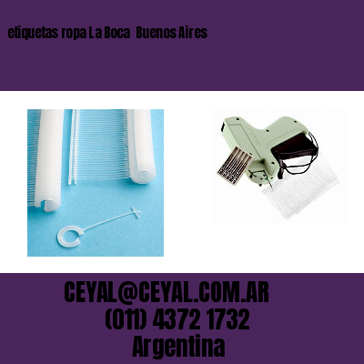 etiquetas ropa La Boca Buenos Aires