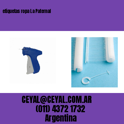 etiquetas ropa La Paternal