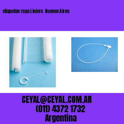etiquetas ropa Liniers  Buenos Aires